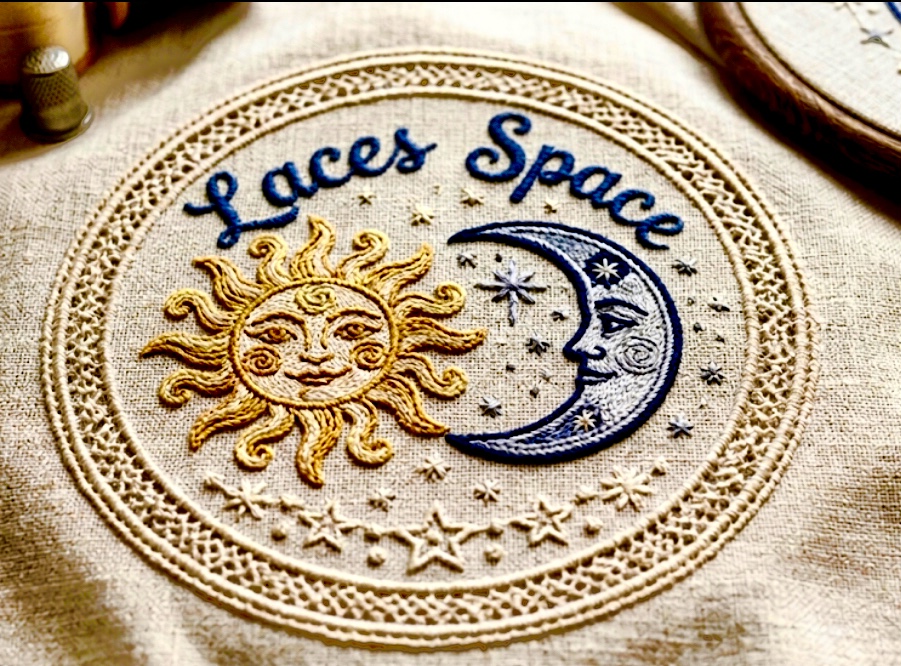 Lace's Space — Embroidered — Logos
