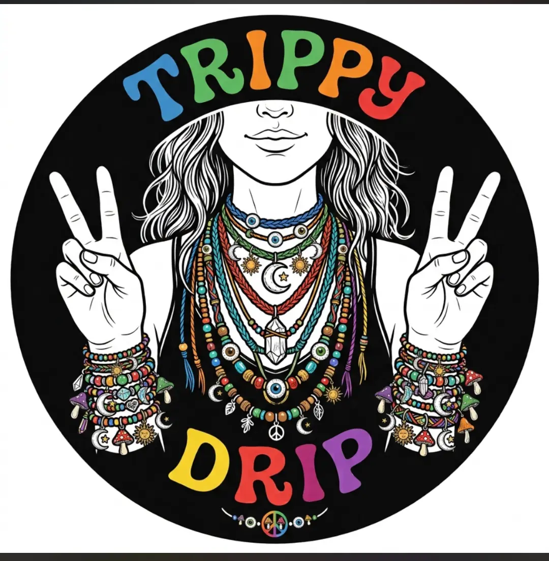 Trippy Drip — Circle Badge — Logos